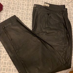 Leather pants maybe worn once